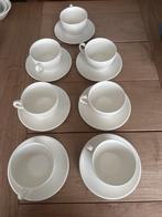 Wedgewood Windsor soepkom met schotel 7 x, Huis en Inrichting, Ophalen, Zo goed als nieuw, Wedgwood, Kop(pen) en/of Schotel(s)