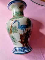 Antieke Xiangtuiping baluster vaas Kraanvogel porselein, Ophalen