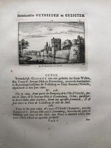 208 / Utrecht St.Agnite Kopergravure 1732 beschikbaar voor biedingen