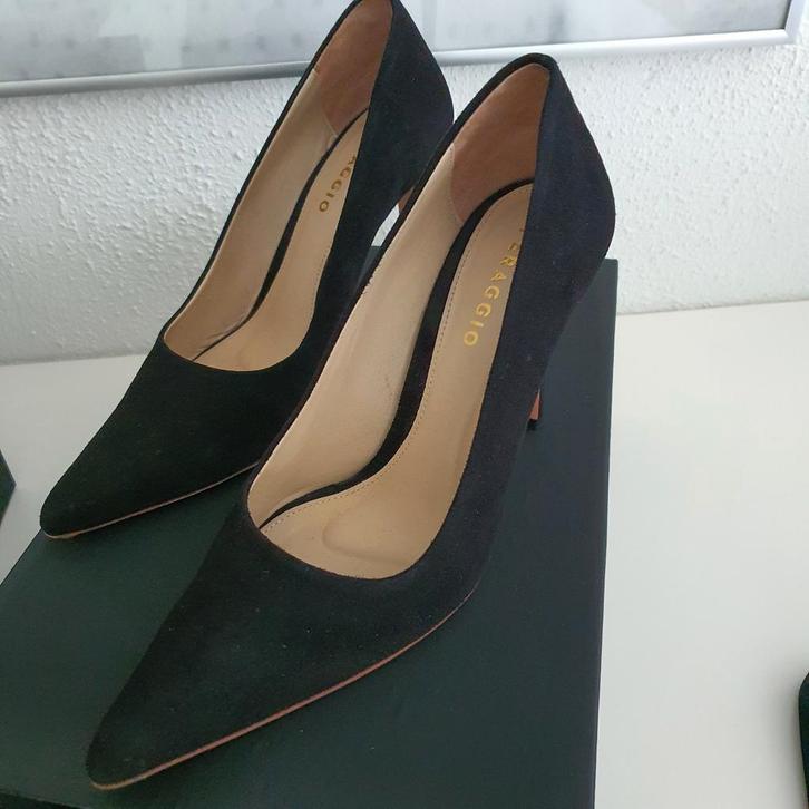 Feraggio - zwart (mt 40), Kleding | Dames, Schoenen, Zo goed als nieuw, Zwart, Ophalen of Verzenden