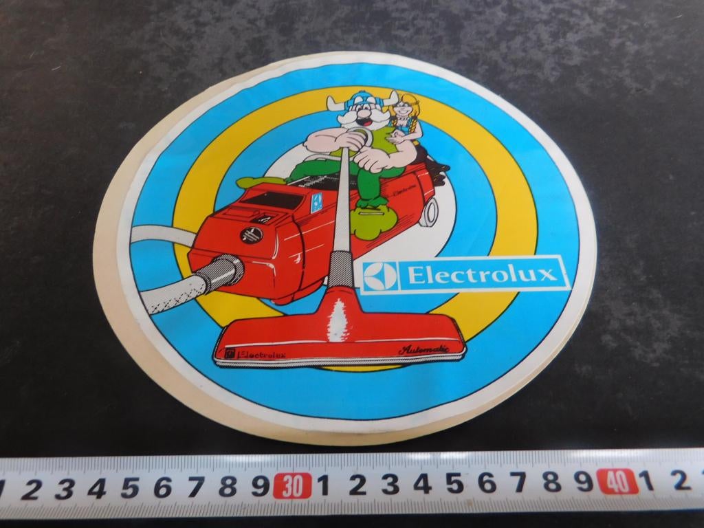 sticker electrostatic  ELECTROLUX  stofzuiger, Verzamelen, Ophalen, Zo goed als nieuw