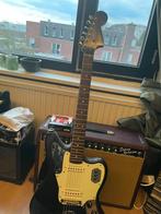 Fender FSR charcoal jaguar by squier,USA pure vintage ‘65, Solid body, Ophalen of Verzenden, Zo goed als nieuw, Fender