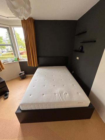 Ikea bed Malm zwart - afbeelding 3