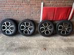 Renault Twingo III - Aluminium Velgen met Winterbanden, Auto-onderdelen, Banden en Velgen, Ophalen, Gebruikt, 15 inch, Banden en Velgen