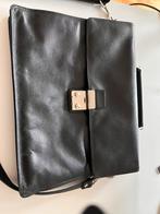 Picard vintage aktetas / werktas zwart leer, Ophalen of Verzenden, Gebruikt, Aktetas