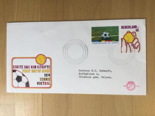 Nederland FDC 1974 (132), Postzegels en Munten, Postzegels | Eerstedagenveloppen, Beschreven, Nederland, Ophalen of Verzenden