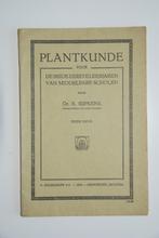 Plantkunde - B. Sijpkens uit 1936 voor MULO Scholen Planten, Ophalen of Verzenden