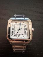 Cartier Santos Automaat – Full Steel – Incl. Doos, Staal, Polshorloge, 1960 of later, Ophalen