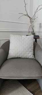 Zara Home kussen doorgestikt – inclusief vulling – 50x50., Ophalen of Verzenden, Zo goed als nieuw, Vierkant