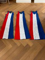 Holland of Franse  jurk M of L lang nieuw rood wit blauw, Blauw, Nieuw, Ophalen of Verzenden, Maat 36 (S)