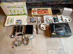Wii black complete set. Mario tony hawk balance board, Ophalen, Gebruikt, Met 2 controllers, Met games