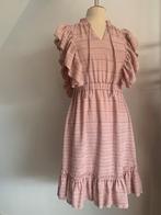 Freebird jurk korte mouw roze streep zwart S/36, Verzenden, Zo goed als nieuw, Roze, Maat 36 (S)