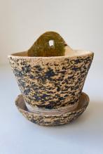 Retro Plantenhanger Berkenbast, Tuin en Terras, Bloempotten, Ophalen, Gebruikt, Rond, Binnen