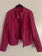Guess leren jack Fuchsia/Roze maat S, Guess, Verzenden, Jasje, Roze