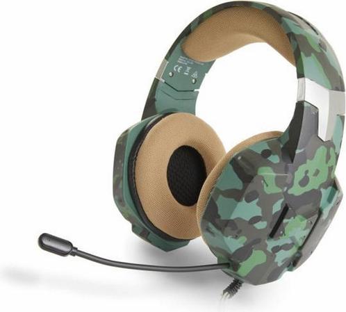 Gaming headset Jungle Camouflage Dutch Originals, Computers en Software, Headsets, Nieuw, Over-ear, Gaming headset, Ophalen of Verzenden