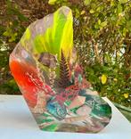 Plexiglas 3D schelp object met zeeleven., Ophalen of Verzenden