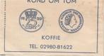 Rond om Tom - Assendelft kwartje muntje 1950 Juliana koffie, Ophalen of Verzenden