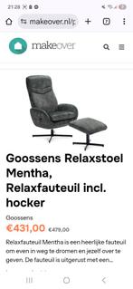 Relaxfauteuil relaxstoel, Ophalen, Gebruikt, Minder dan 75 cm, Stof