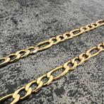 14 karaat gouden ketting figaro schakel massief 50cm, Sieraden, Tassen en Uiterlijk, Kettingen, Ophalen of Verzenden, Nieuw, Goud