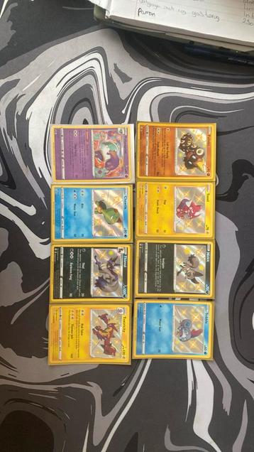 8 shiney pokemon kaarten 