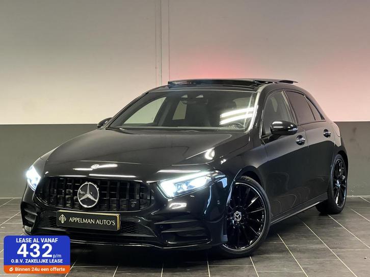 Mercedes A-klasse 200 AMG Night |NAP|Pano|Memory|Keyless|Sfe, Auto's, Mercedes-Benz, Te koop, A-Klasse, ABS, Achteruitrijcamera