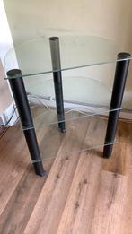 Audio meubel, Ophalen, 50 tot 100 cm, Zo goed als nieuw, Glas