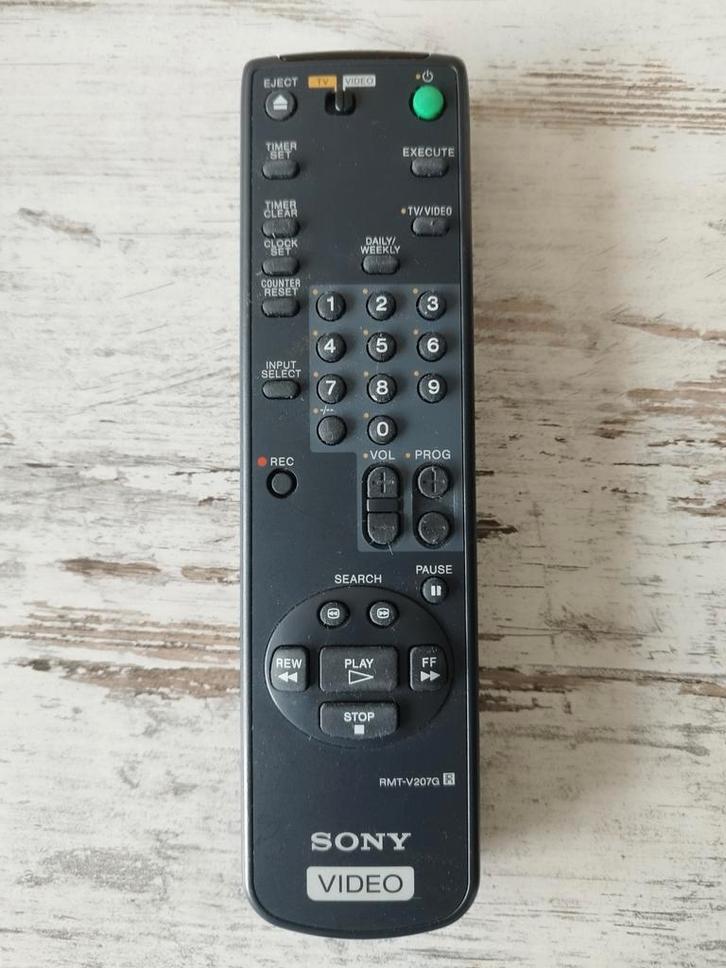 Sony VIDEO Afstandsbediening RMT-V207G - Origineel, Audio, Tv en Foto, Afstandsbedieningen, Gebruikt, Origineel, Tv, Vhs, Ophalen of Verzenden