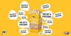 Pathe popcornvoucher, Ophalen of Verzenden, Zegels, Bonnen of Punten