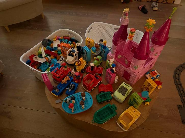 Grote partij Playmobil met kasteel!, Kinderen en Baby's, Speelgoed | Duplo en Lego, Gebruikt, Lego, Losse stenen, Ophalen