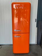 Luxe Smeg koelvriescombinatie, 200 liter of meer, Met aparte vriezer, Zo goed als nieuw, 45 tot 60 cm