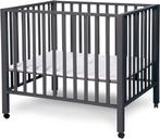 Childhome Park 94 baby box met wieltjes, Hout, Antraciet, Ophalen, Zo goed als nieuw, Rechthoekig, In hoogte verstelbaar