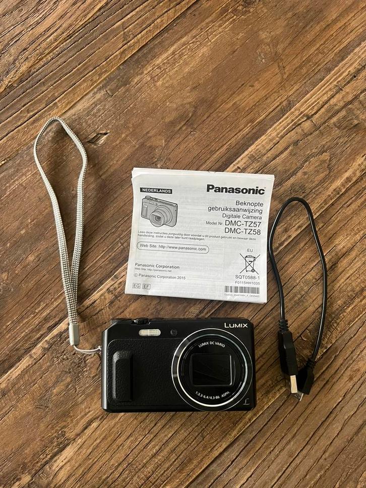 Panasonic Lumix DMC-TZ57/58, Audio, Tv en Foto, Fotocamera's Digitaal, Zo goed als nieuw, Overige Merken, 8 keer of meer, Ophalen of Verzenden