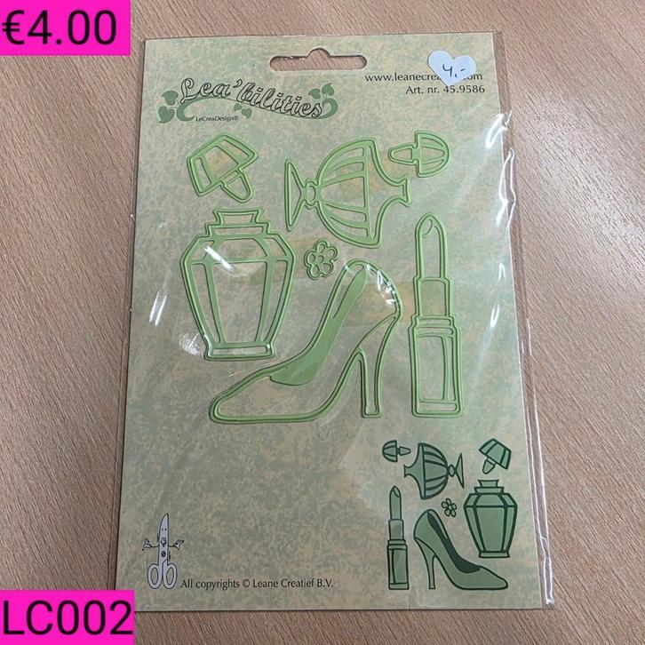 Snijmallen Leane Creatief, Hobby en Vrije tijd, Stempelen, Zo goed als nieuw, Clearstamp, Ophalen of Verzenden