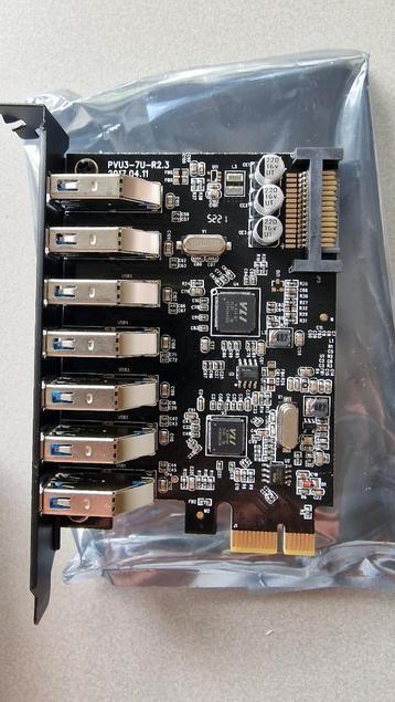 Orico usb 3.0 5gbps pci expess expansion card PVU3‑7U‑V1 beschikbaar voor biedingen
