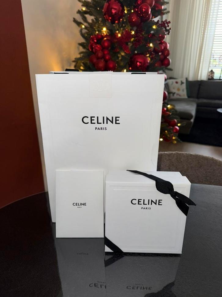 Celine Paris riem, Kleding | Dames, Riemen en Ceinturen, Nieuw, 80 tot 90 cm, Minder dan 3 cm, Bruin, Echt leder, Ophalen