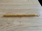 Goudkleurige heren armband, Ophalen of Verzenden, Nieuw, Goud, Overige materialen