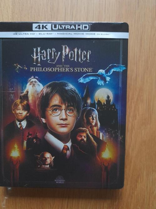 Harry potter and the Philosopher's Stone 4K steelbook, Cd's en Dvd's, Blu-ray, Zo goed als nieuw, Science Fiction en Fantasy, Verzenden
