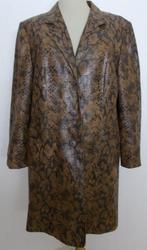 Designer snake print blazer van Pia Rucci! 40, Kleding | Dames, Jasjes, Kostuums en Pakken, Maat 38/40 (M), Bruin, Verzenden, Zo goed als nieuw