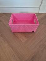 Diezijn Gevlochten mand - roze, Huis en Inrichting, Minder dan 50 cm, Ophalen of Verzenden, Zo goed als nieuw, Minder dan 50 cm