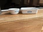 Vintage Cornflower Corning Ware Set, Huis en Inrichting, Keuken | Servies, Gebruikt, Keramiek, Ophalen of Verzenden, Schaal of Schalen