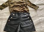 R leuke  broek rok met 36 en blouse, Kleding | Dames, Ophalen of Verzenden, Zo goed als nieuw, Maat 36 (S), Zwart