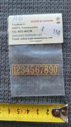 Miniatuur Nummers voor Poppenhuis, Ophalen of Verzenden, Nieuw, Poppenhuis