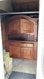 Eiken buffet kast, 150 tot 200 cm, Gebruikt, Eikenhout, 50 tot 75 cm