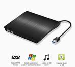Externe CD en DVD-ROM Drive USB3.0 Zwart, Nieuw, Dvd, Nieuw, Extern, MacOS