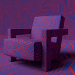 2 Cassina Utrecht Chair G Rietveld LMTD edition Red on Blue, Huis en Inrichting, Ophalen of Verzenden, Nieuw, Stof