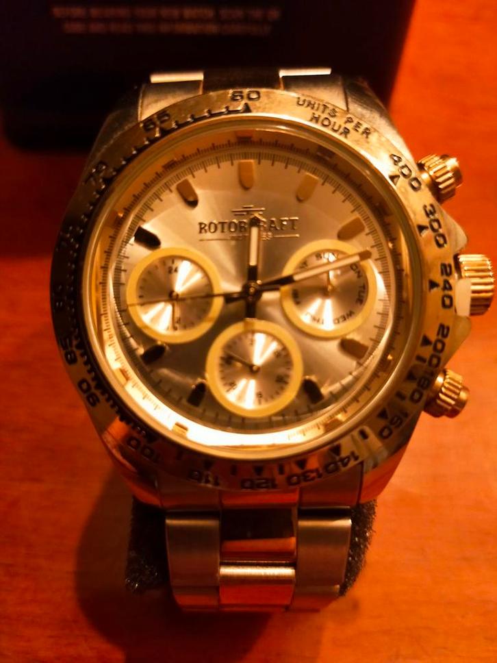 Rotorcraft horloge., Sieraden, Tassen en Uiterlijk, Horloges | Heren, Overige merken, Staal, Ophalen