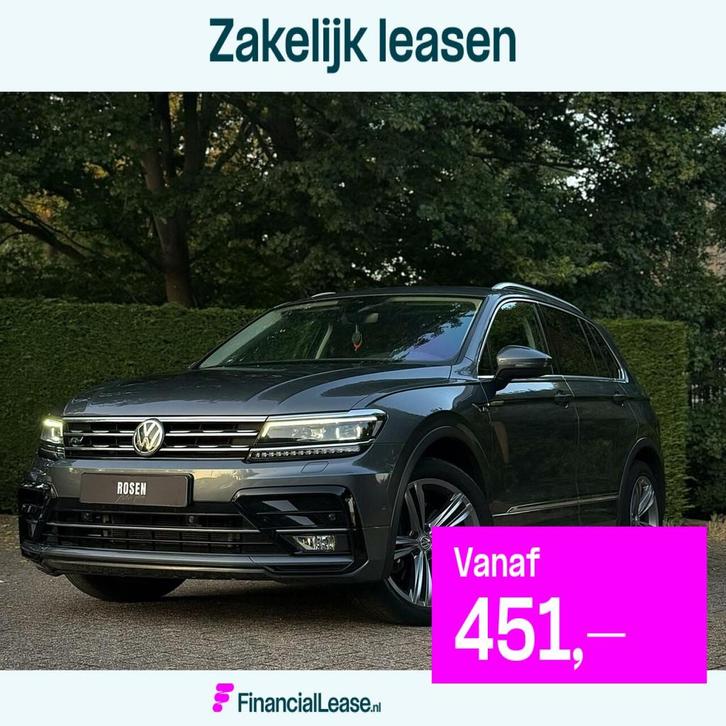 Volkswagen Tiguan 2.0 TSI 4Motion Highline Business|R-LINE, Auto's, Volkswagen, Bedrijf, Lease, Financial lease, Tiguan, ABS, Adaptive Cruise Control