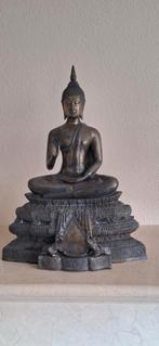 Groote ouder  antieke broze  Thailandse boedha   de zegering, Ophalen