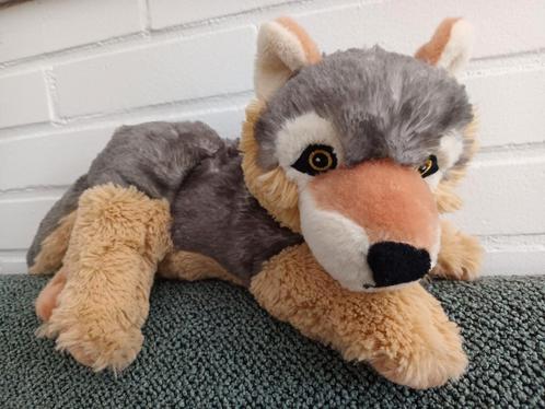 Hond Husky Huskie wolf merk PIA Soft Toys dierentuin, Kinderen en Baby's, Speelgoed | Knuffels en Pluche, Zo goed als nieuw, Hond