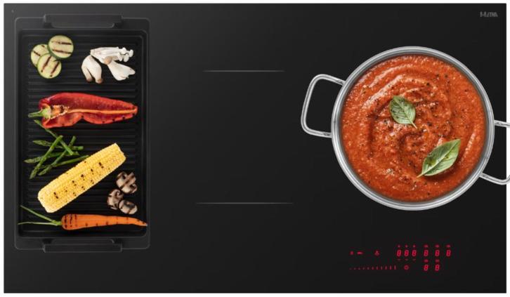 Etna Inductiekookplaat – 90 cm - 1, 2, of 3 fase - KIF890ZT, Witgoed en Apparatuur, Kookplaten, Nieuw, Inbouw, Inductie, 5 kookzones of meer